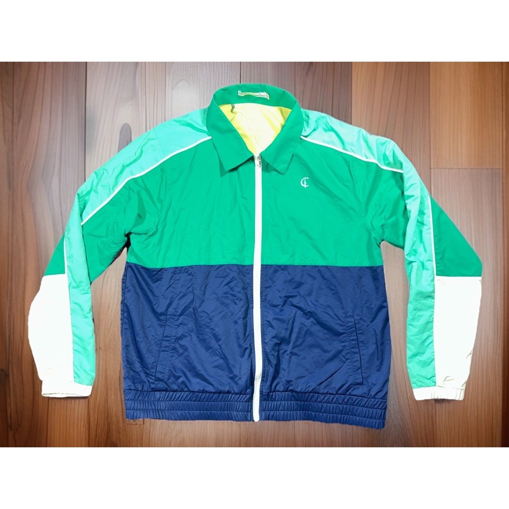 CRIQUET Windbreaker Track Nylon Jacket Men's Size XL Golf Sportswear